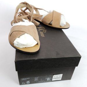 Lace up Suede Sandals